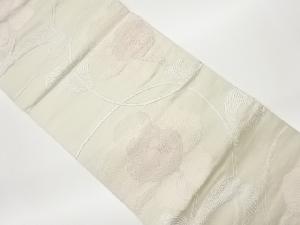 リサイクル　牡丹唐草模様織出し袋帯